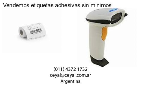 Vendemos etiquetas adhesivas sin minimos