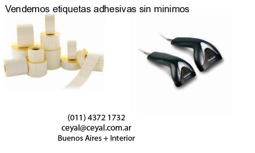 Vendemos etiquetas adhesivas sin minimos