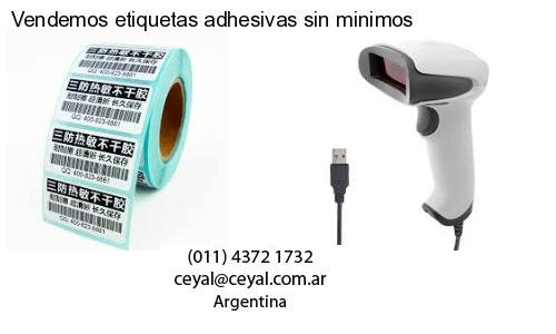 Vendemos etiquetas adhesivas sin minimos