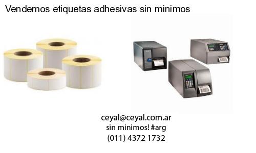 Vendemos etiquetas adhesivas sin minimos