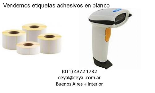 Vendemos etiquetas adhesivos en blanco