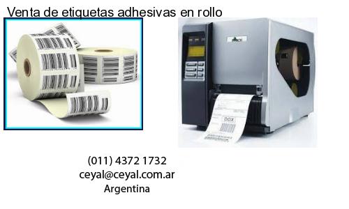 Venta de etiquetas adhesivas en rollo