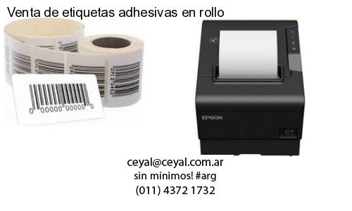 Venta de etiquetas adhesivas en rollo