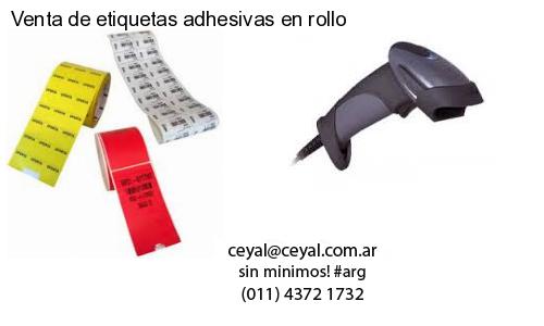 Venta de etiquetas adhesivas en rollo