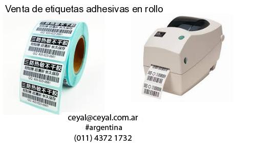 Venta de etiquetas adhesivas en rollo