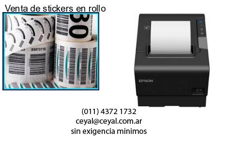 Venta de stickers en rollo