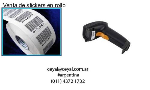 Venta de stickers en rollo
