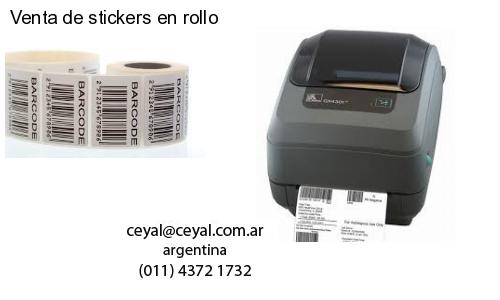 Venta de stickers en rollo