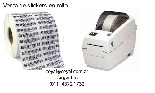 Venta de stickers en rollo