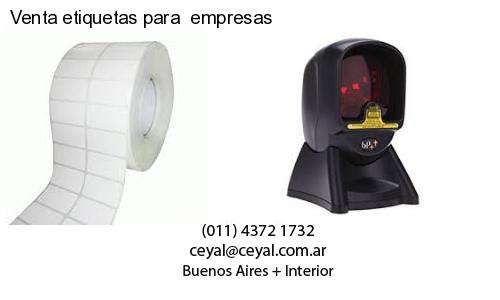 Venta etiquetas para  empresas
