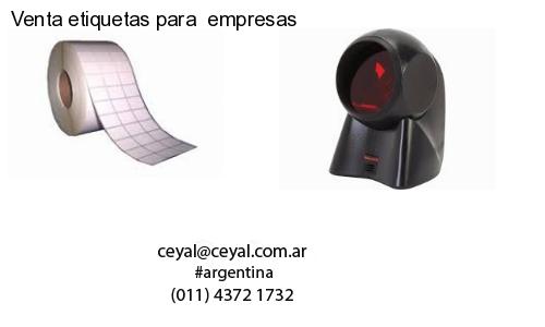 Venta etiquetas para  empresas