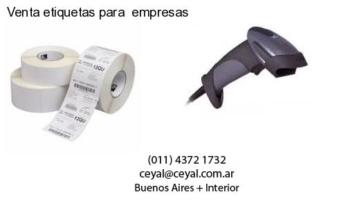 Venta etiquetas para empresas