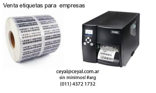 Venta etiquetas para  empresas