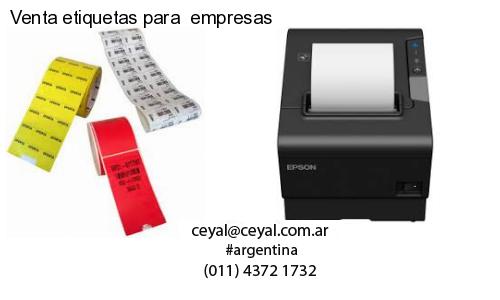 Venta etiquetas para  empresas