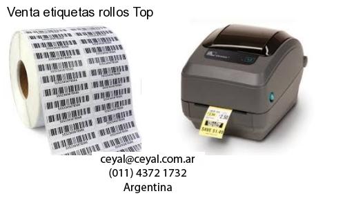 Venta etiquetas rollos Top