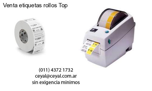 Venta etiquetas rollos Top