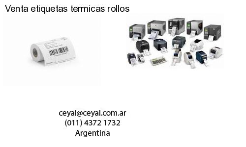 Venta etiquetas termicas rollos