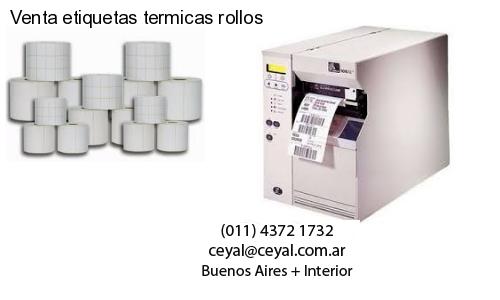 Venta etiquetas termicas rollos
