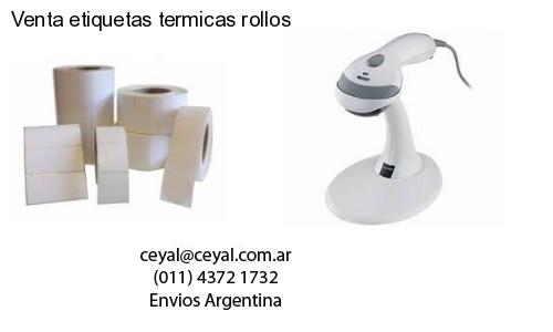 Venta etiquetas termicas rollos