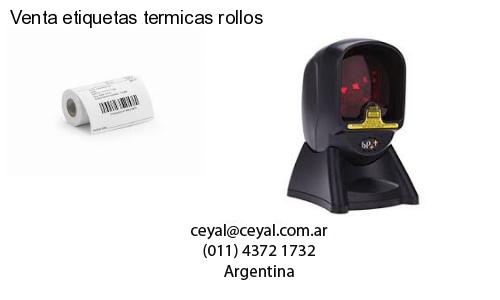 Venta etiquetas termicas rollos