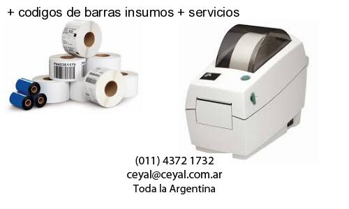 codigos de barras insumos servicios