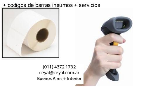 codigos de barras insumos servicios