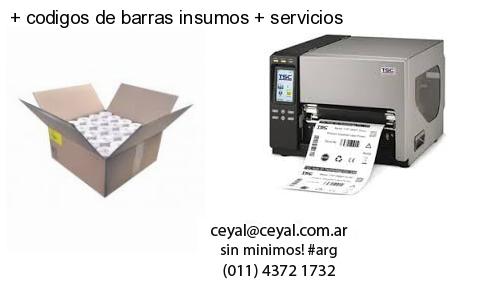 codigos de barras insumos servicios