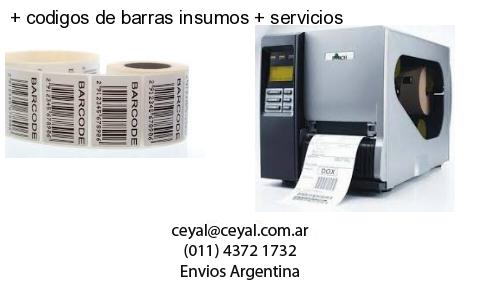 codigos de barras insumos servicios