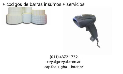   codigos de barras insumos   servicios