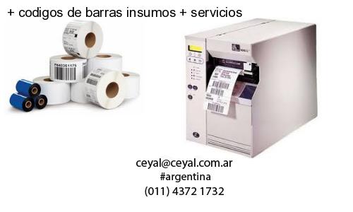 codigos de barras insumos servicios