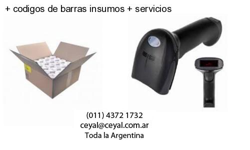   codigos de barras insumos   servicios