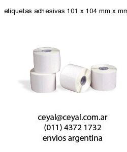 etiquetas adhesivas 101 x 104 mm x mm