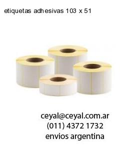 etiquetas adhesivas 103 x 51