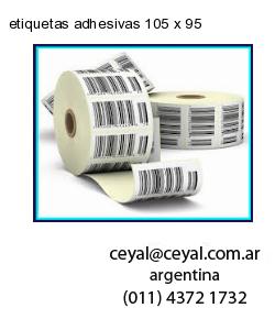 etiquetas adhesivas 105 x 95