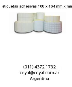 etiquetas adhesivas 108 x 164 mm x mm