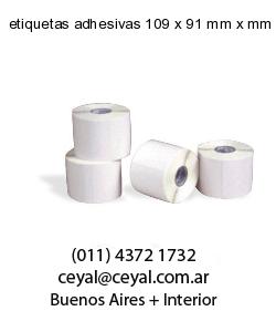 etiquetas adhesivas 109 x 91 mm x mm
