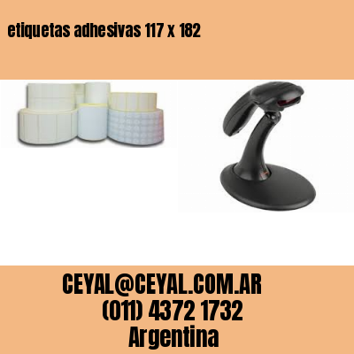 etiquetas adhesivas 117 x 182