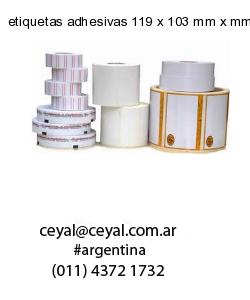 etiquetas adhesivas 119 x 103 mm x mm