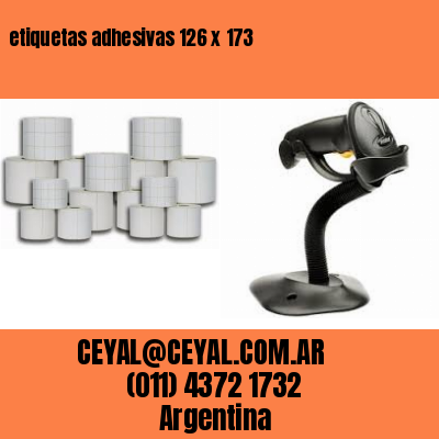 etiquetas adhesivas 126 x 173