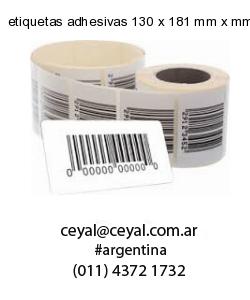 etiquetas adhesivas 130 x 181 mm x mm