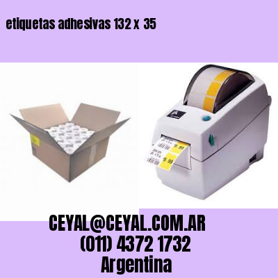 etiquetas adhesivas 132 x 35