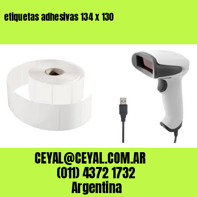 etiquetas adhesivas 134 x 130