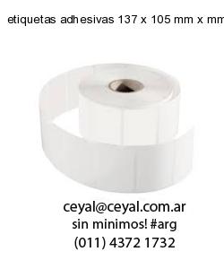 etiquetas adhesivas 137 x 105 mm x mm