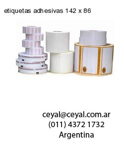 etiquetas adhesivas 142 x 86
