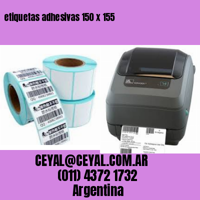 etiquetas adhesivas 150 x 155