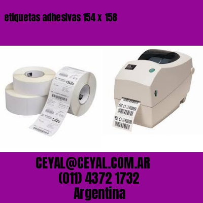 etiquetas adhesivas 154 x 158