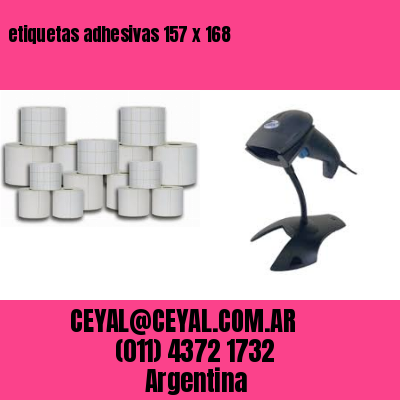 etiquetas adhesivas 157 x 168
