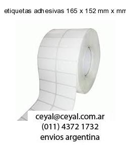 etiquetas adhesivas 165 x 152 mm x mm
