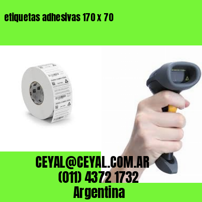 etiquetas adhesivas 170 x 70