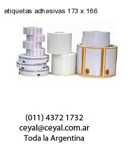 etiquetas adhesivas 173 x 166